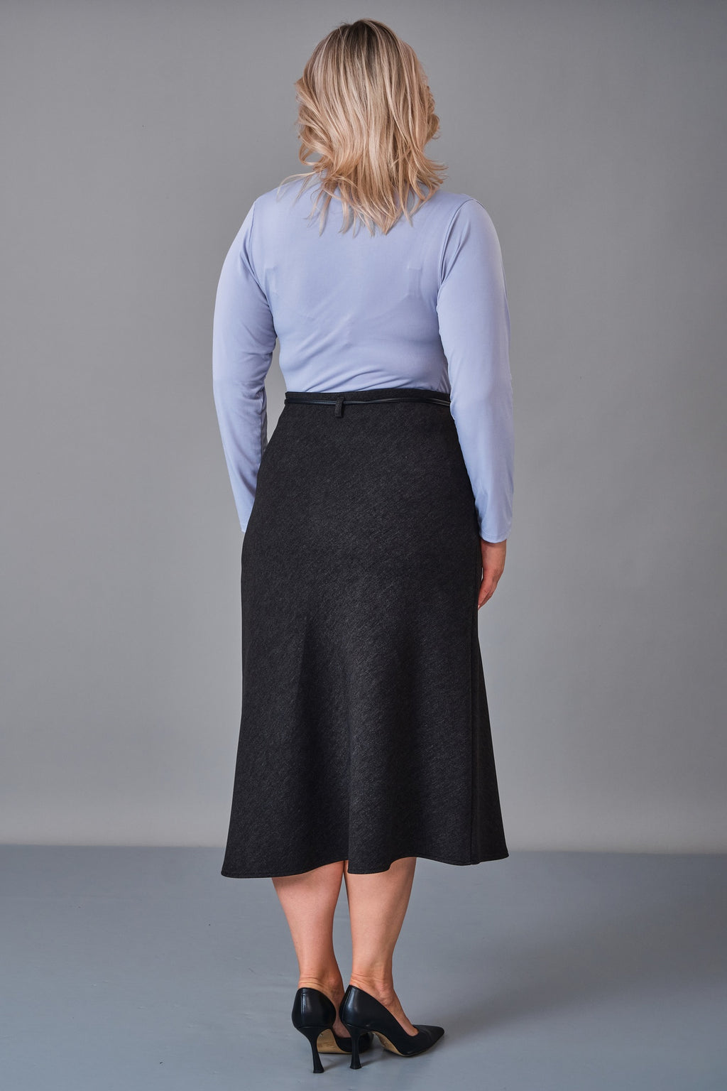 Elitline - Plus Size Skirt (ELT27K2-22-4037) - 8690200250484