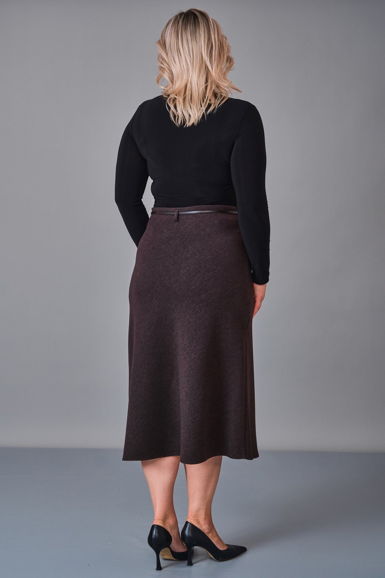 Elitline - Plus Size Skirt (ELT27K2-22-4037) - 8690200250491
