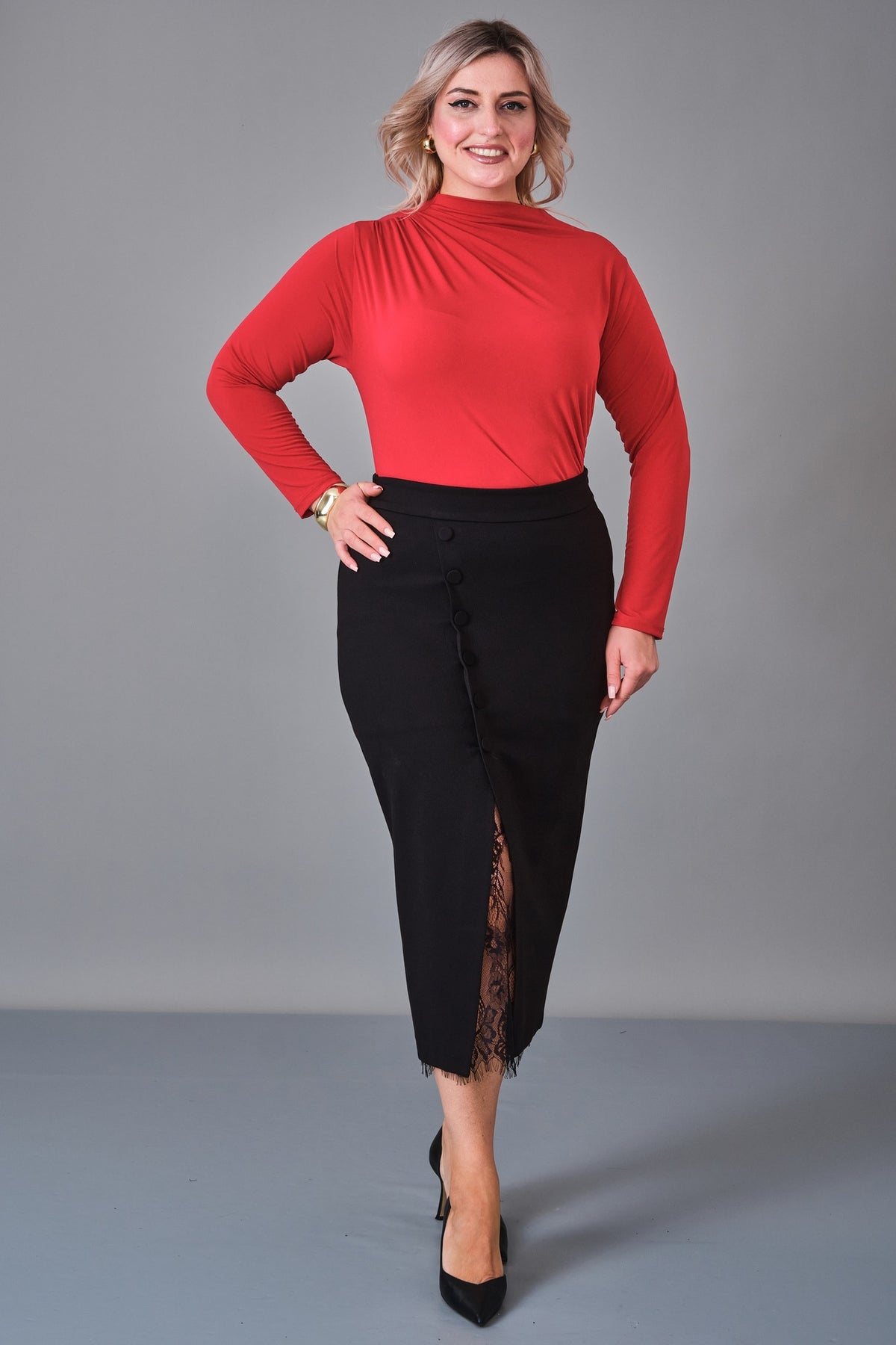 Cocomika - Plus Size Skirt (CMK27K13004)