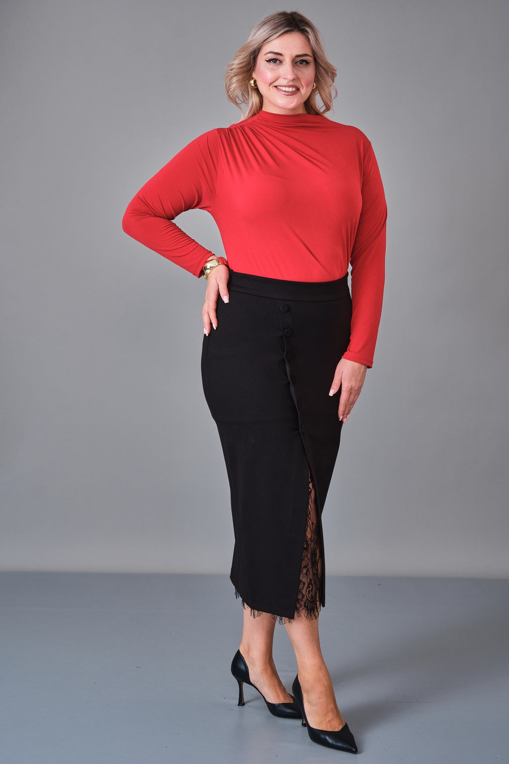 Cocomika - Plus Size Skirt (CMK27K13004)