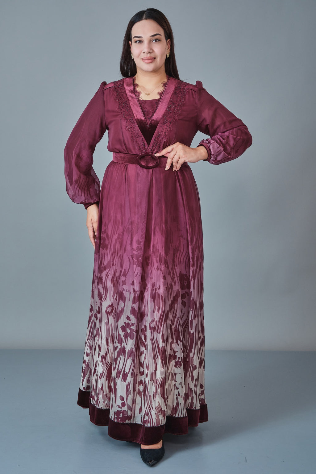 Quizas - Plus Size Dress (QUZ27K1584)