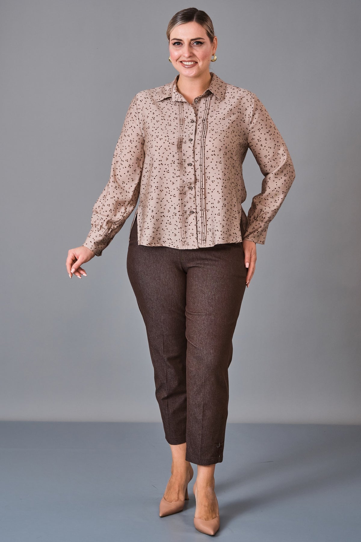 Revaro - Plus Size Blouse (REV27KBB-4130) - 8690200250644