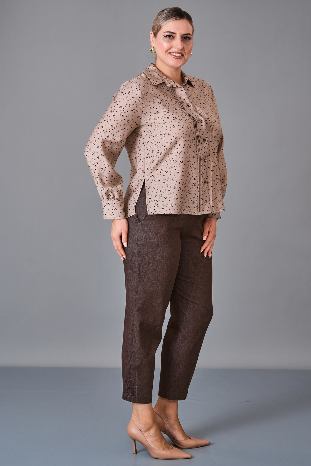 Revaro - Plus Size Blouse (REV27KBB-4130) - 8690200250644