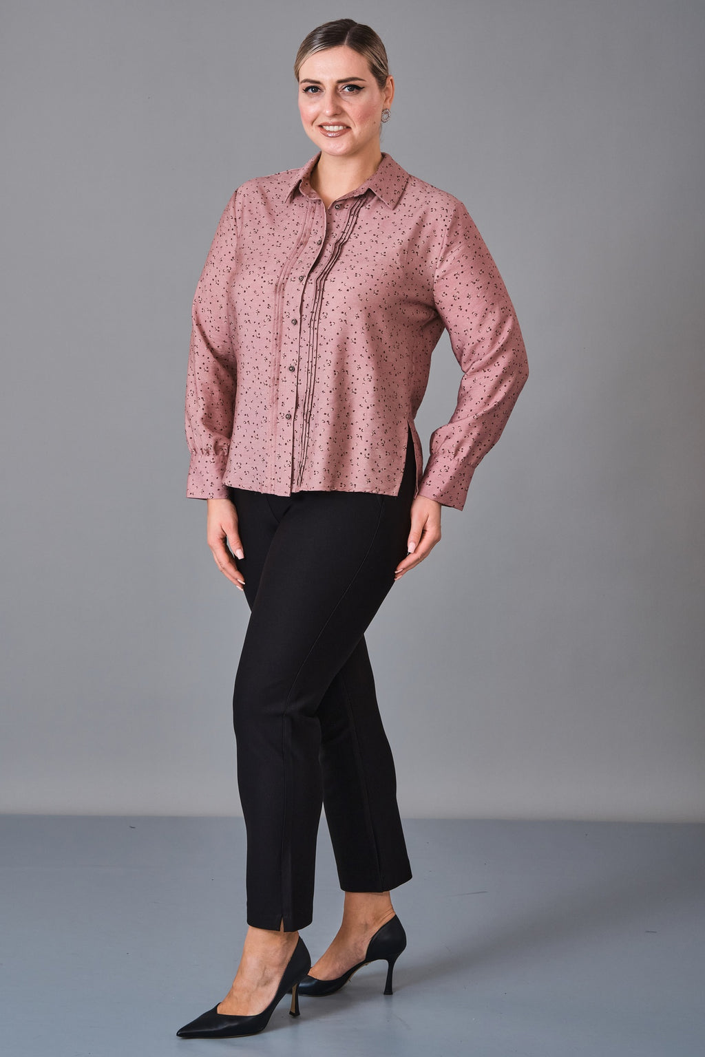 Revaro - Plus Size Blouse (REV27KBB-4130) - 8690200250651