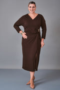 Laluce - Plus Size Dress (L2.K27.ELB.2E712) - 8690200251085