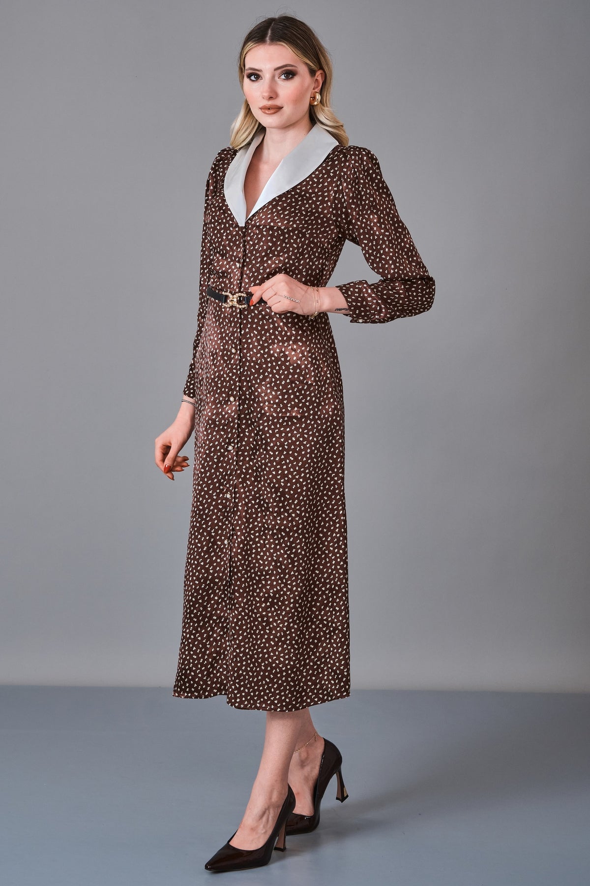 Laluce - Regular Size Dress (LL.K27.ELB.LE705) - 8690200251122