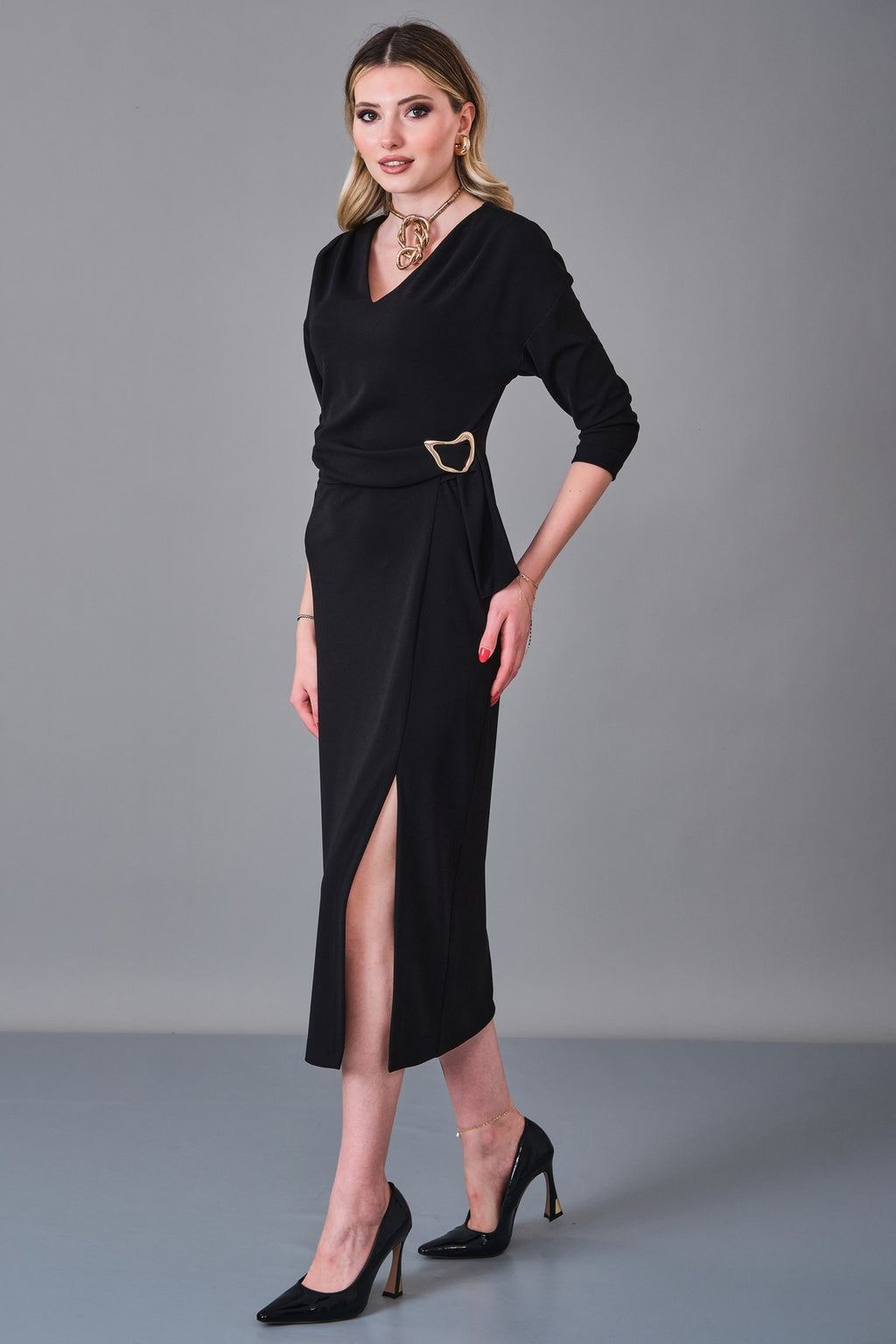 Qm - Regular Size Dress (QM.K27.ELB.QE449) - 8690200251146