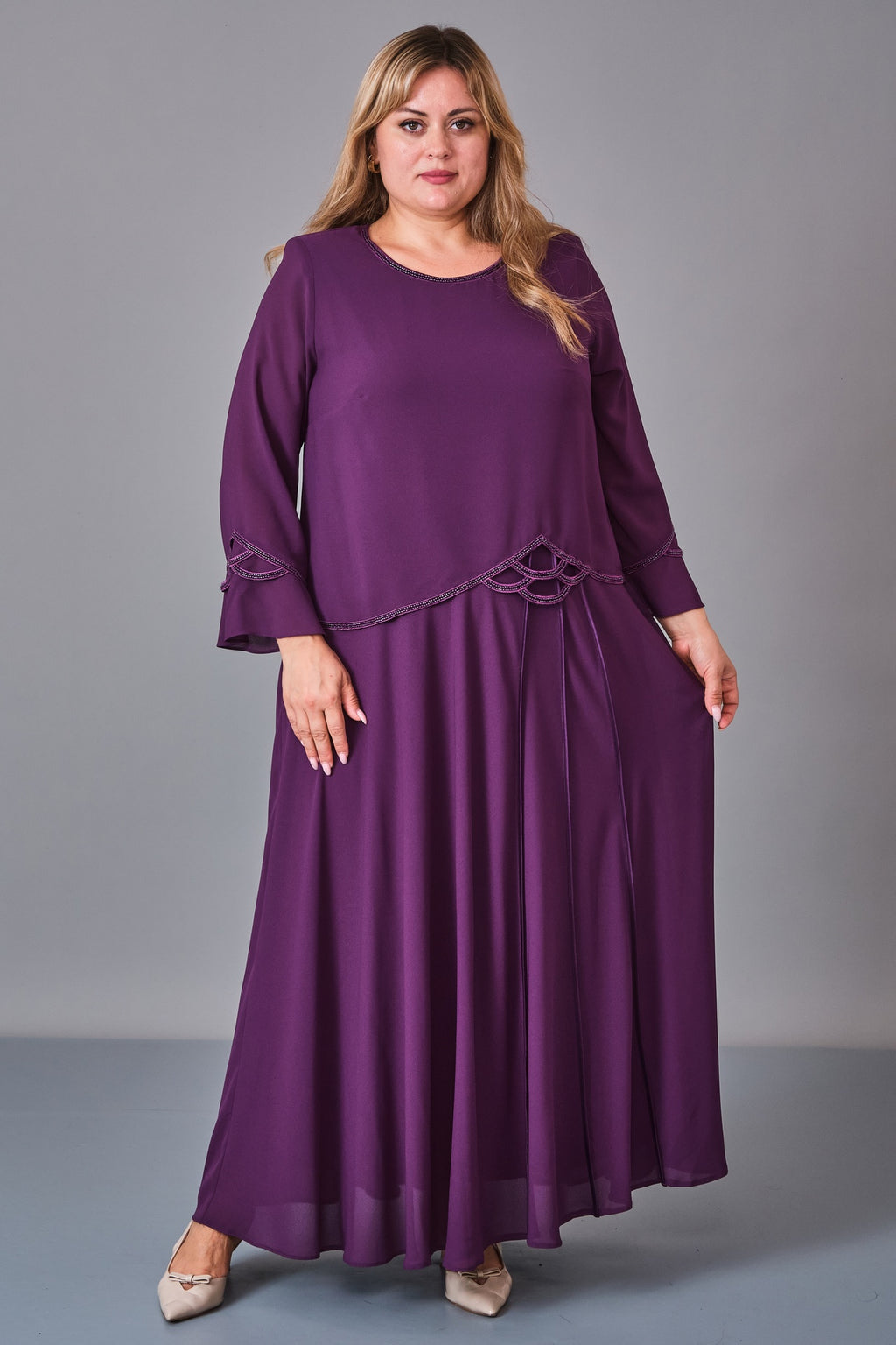 Gumanize - Plus Size Dress (GMZ2027-36-8269) - 8690200251474