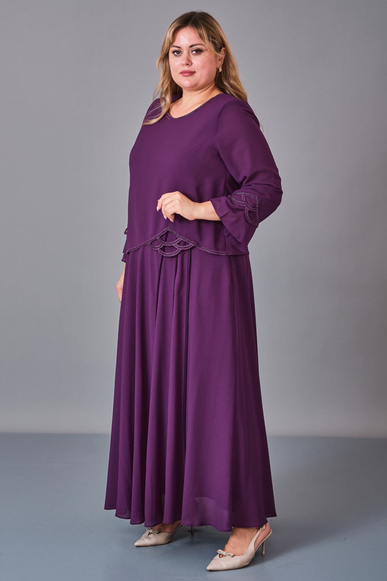 Gumanize - Plus Size Dress (GMZ2027-36-8269) - 8690200251474