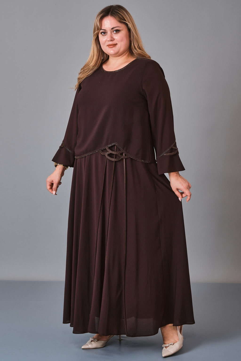 Gumanize - Plus Size Dress (GMZ2027-36-8269) - 8690200251498