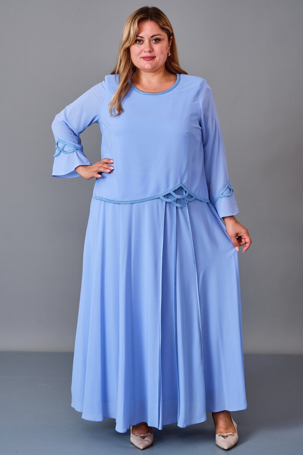 Gumanize - Plus Size Dress (GMZ2027-36-8269) - 8690200251504