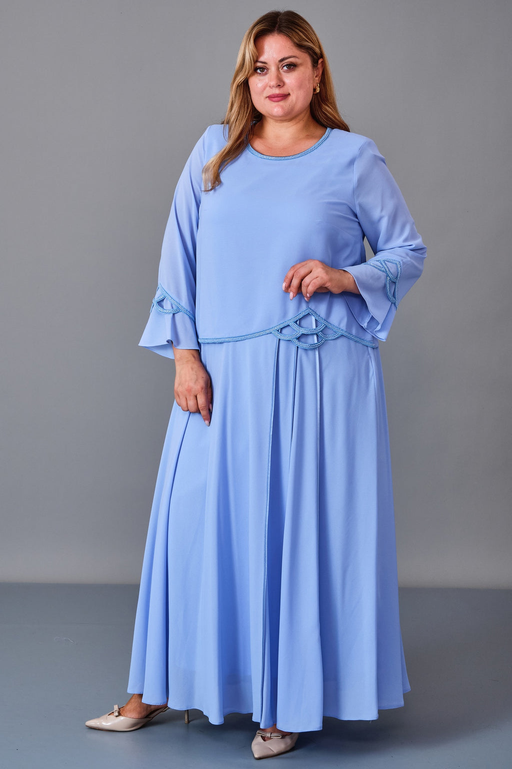 Gumanize - Plus Size Dress (GMZ2027-36-8269) - 8690200251504