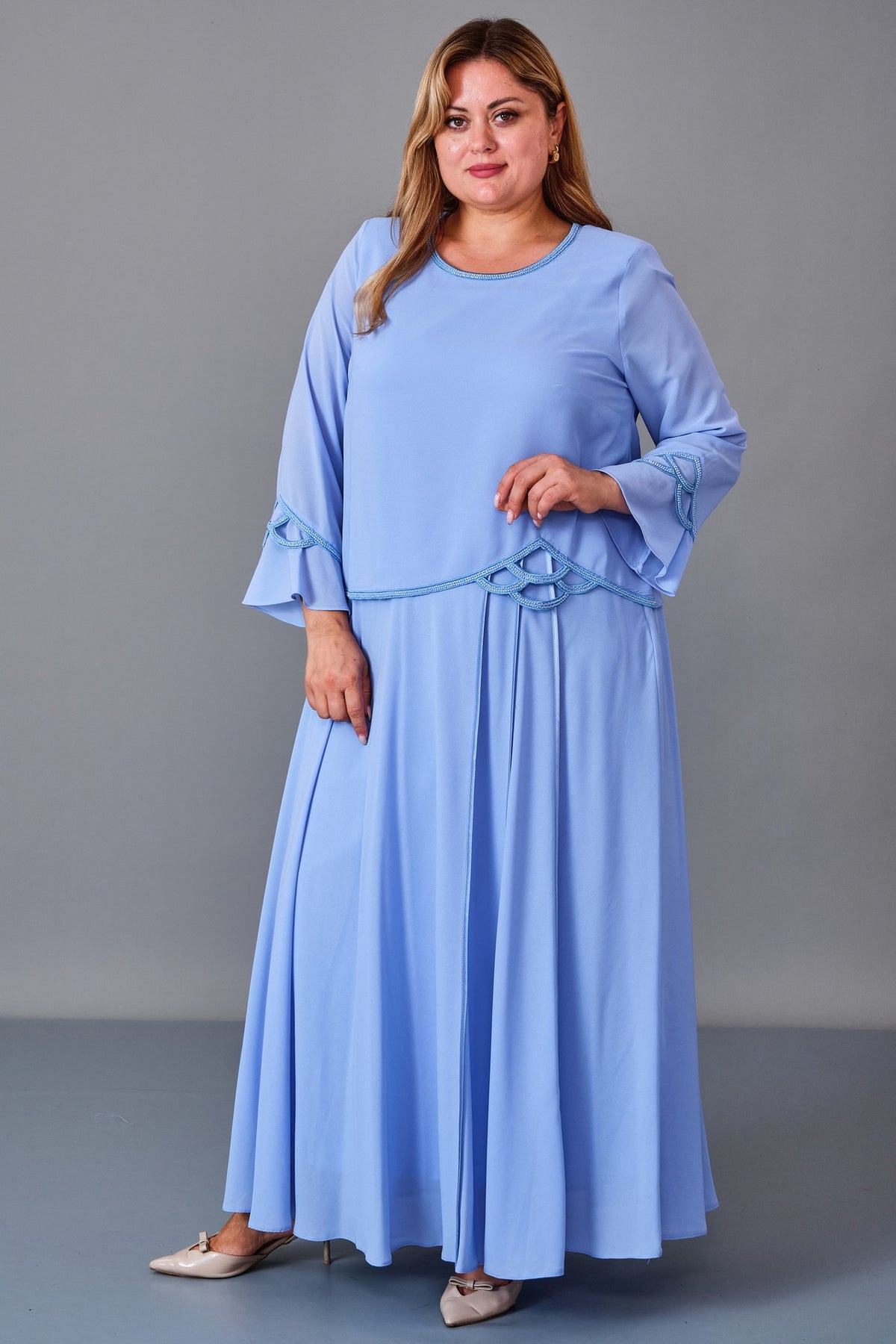 Gumanize - Plus Size Dress (GMZ2027-36-8269) - 8690200251504