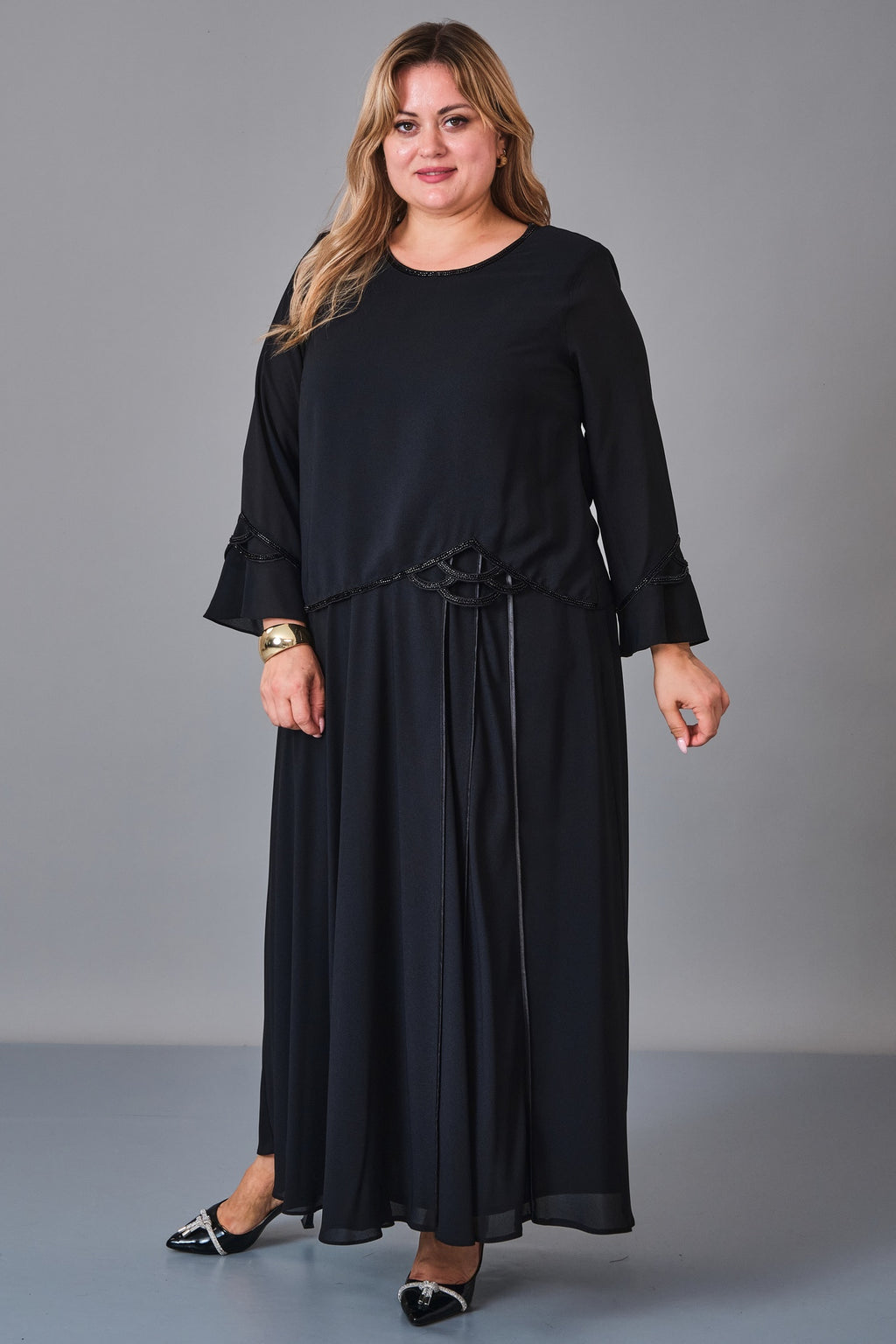 Gumanize - Extended Plus Size Dress (GMZ2027-37-8269) - 8690200251528