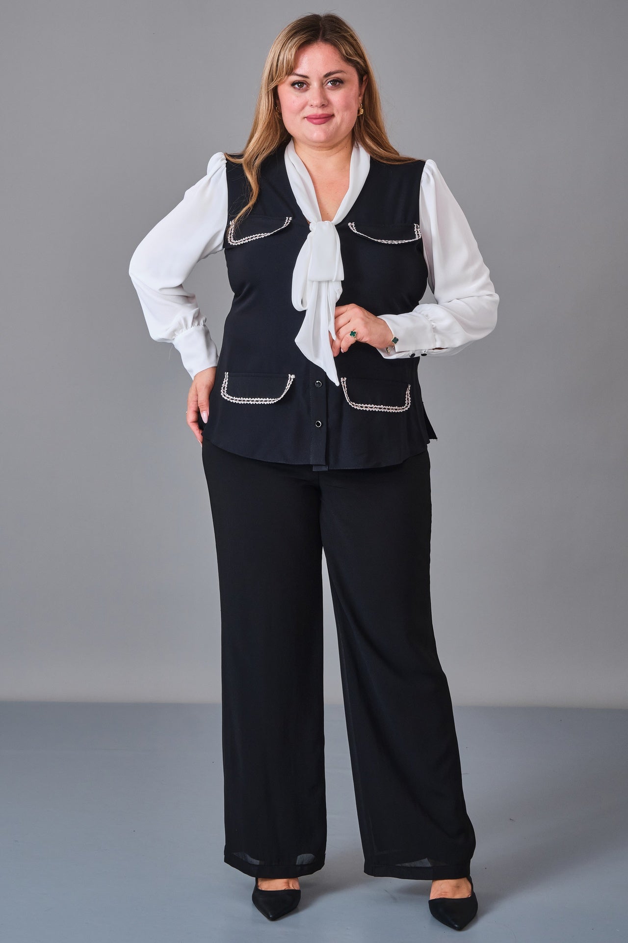 Kifayet - Plus Size Shirt (KFT27K18534-20) - 8690200251573