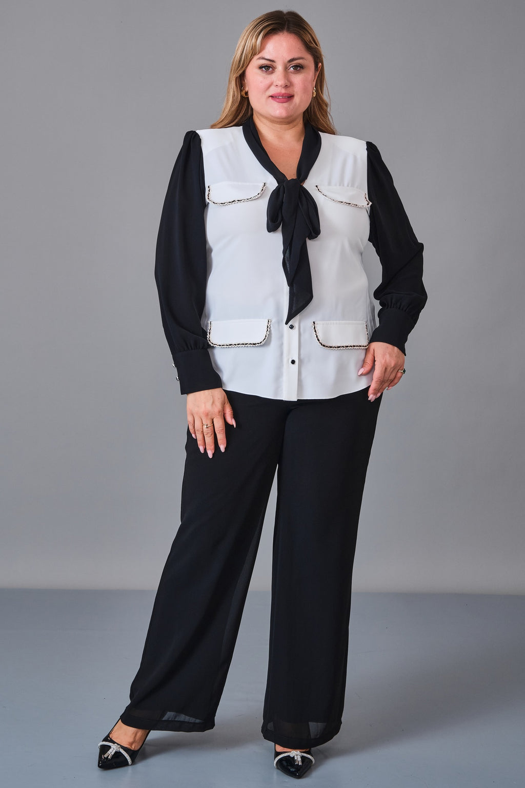 Kifayet - Plus Size Shirt (KFT27K18534-20) - 8690200251580