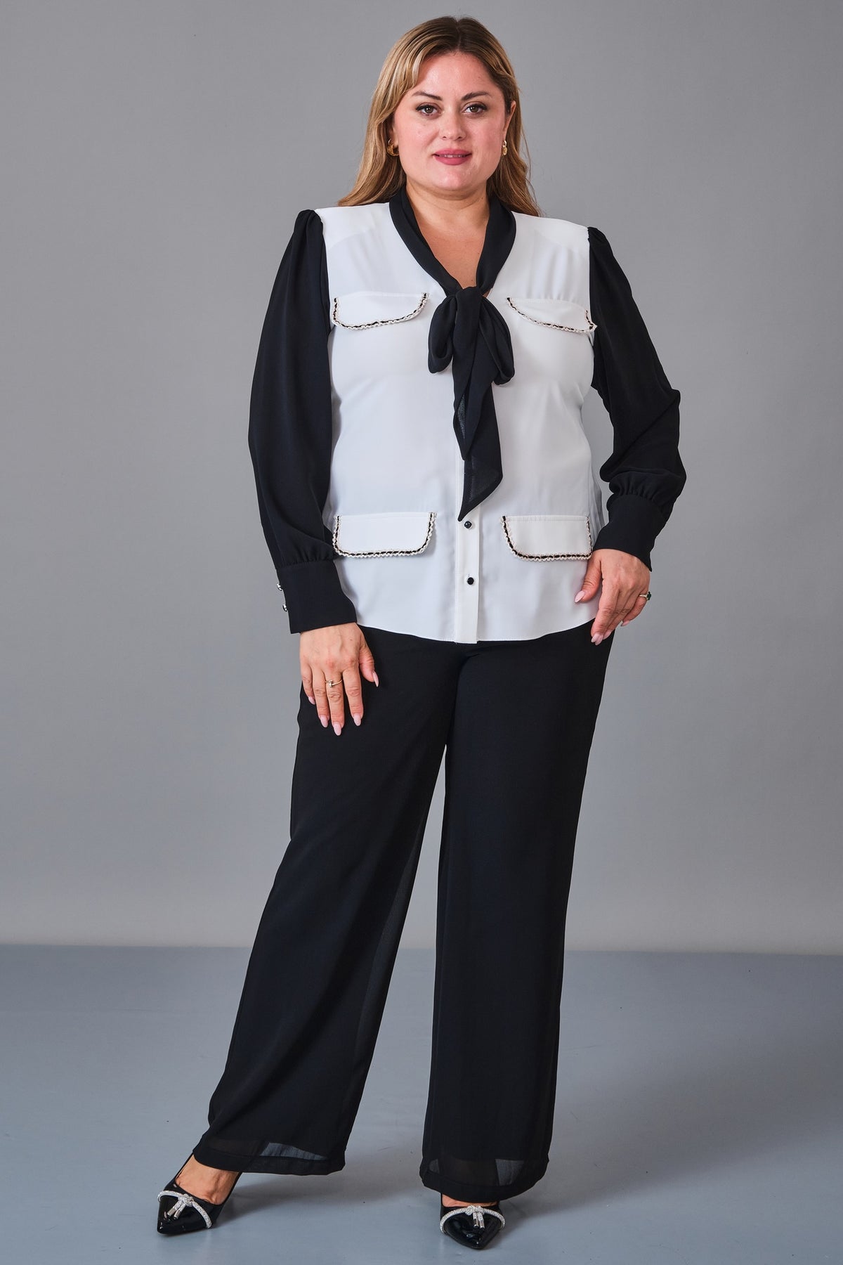 Kifayet - Plus Size Shirt (KFT27K18534-20) - 8690200251580
