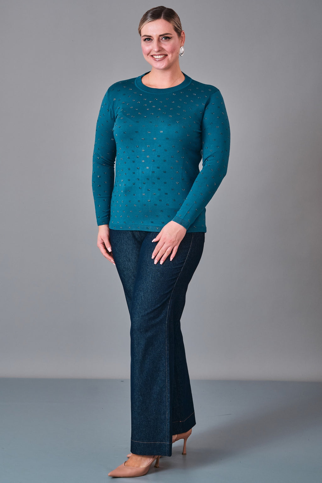 Xlife - Plus Size Blouse (XLF27K8058) - 8690200251832