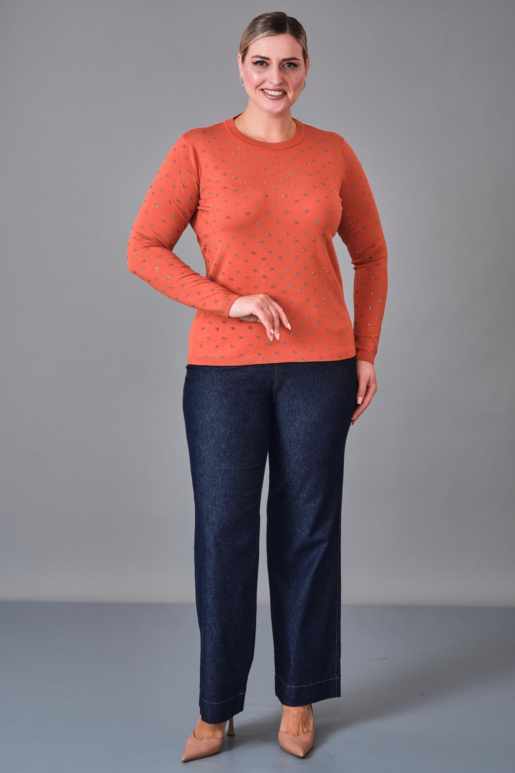 Xlife - Plus Size Blouse (XLF27K8058) - 8690200251849