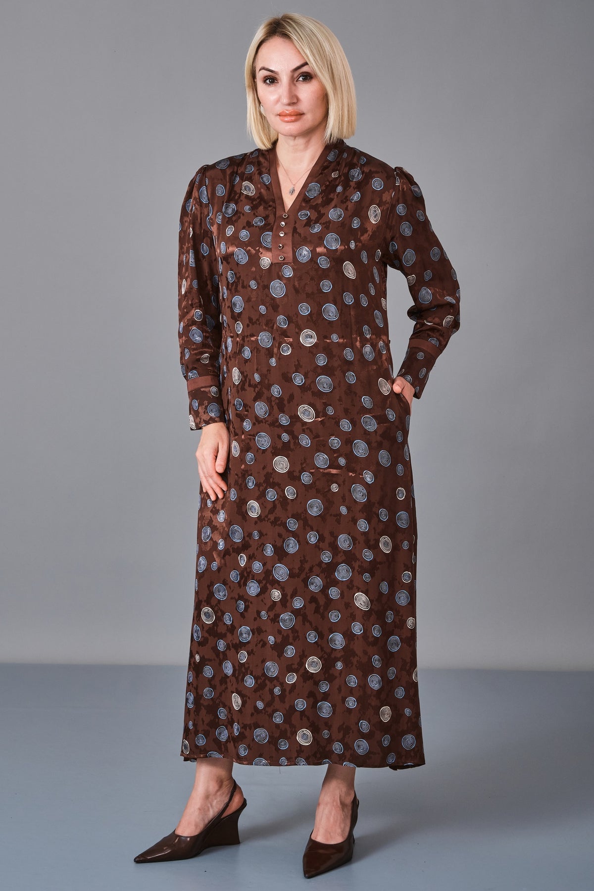 Revaro - Regular Size Dress (REV27KS-9156) - 8690200252235