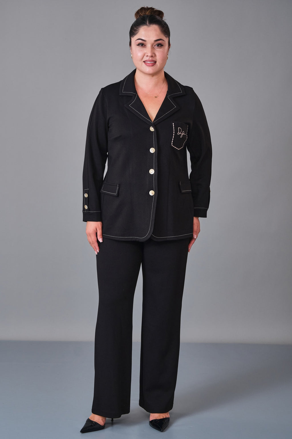 Dress Port - Plus Size Suit (DSP27K3665) - 8690200252273