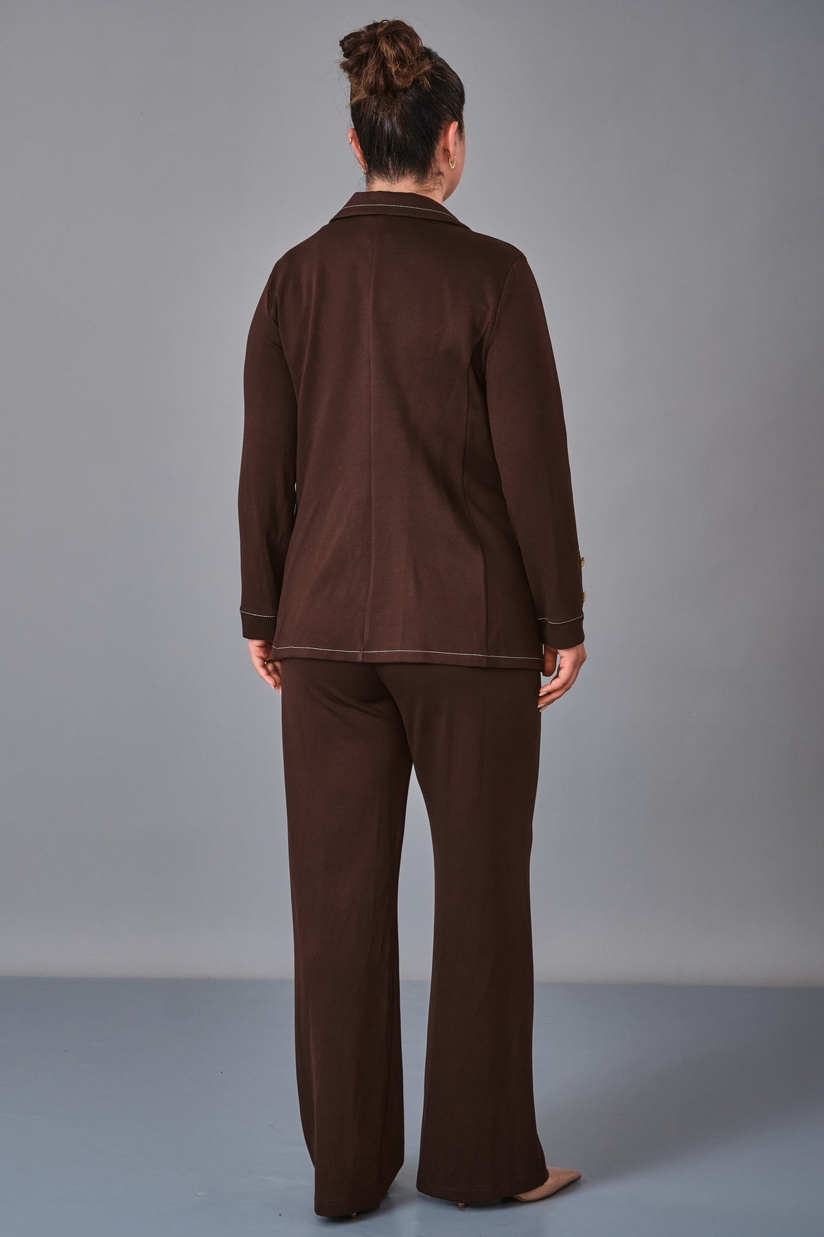 Dress Port - Plus Size Suit (DSP27K3665) - 8690200252280