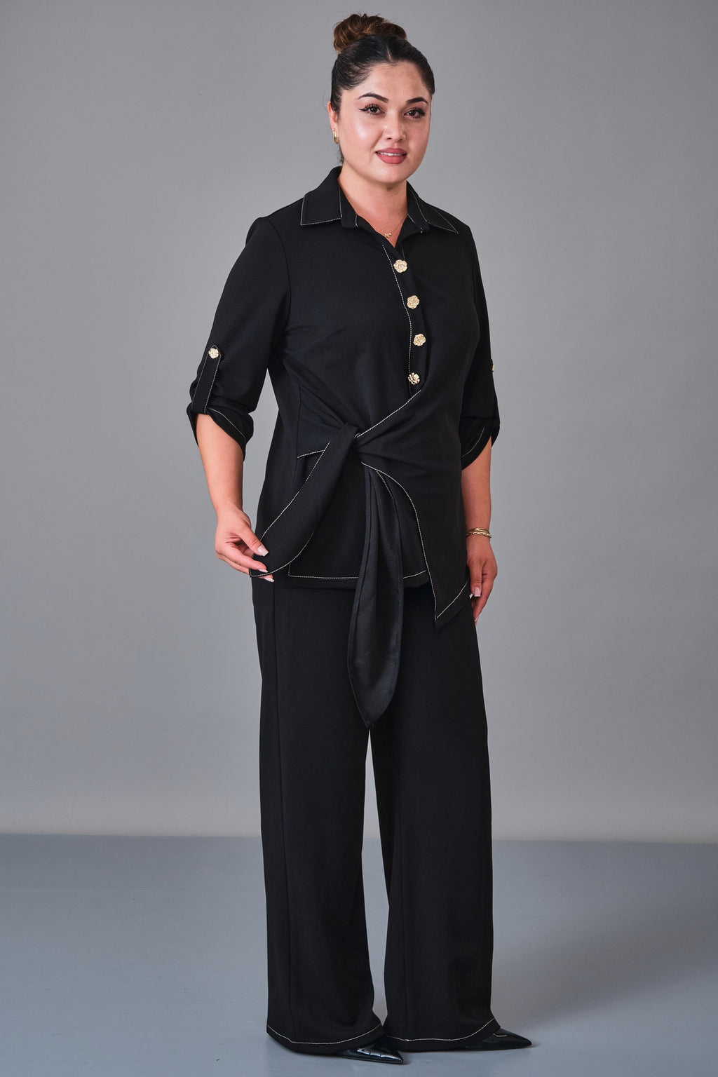 Dress Port - Plus Size Suit (DSP27K3666) - 8690200252297