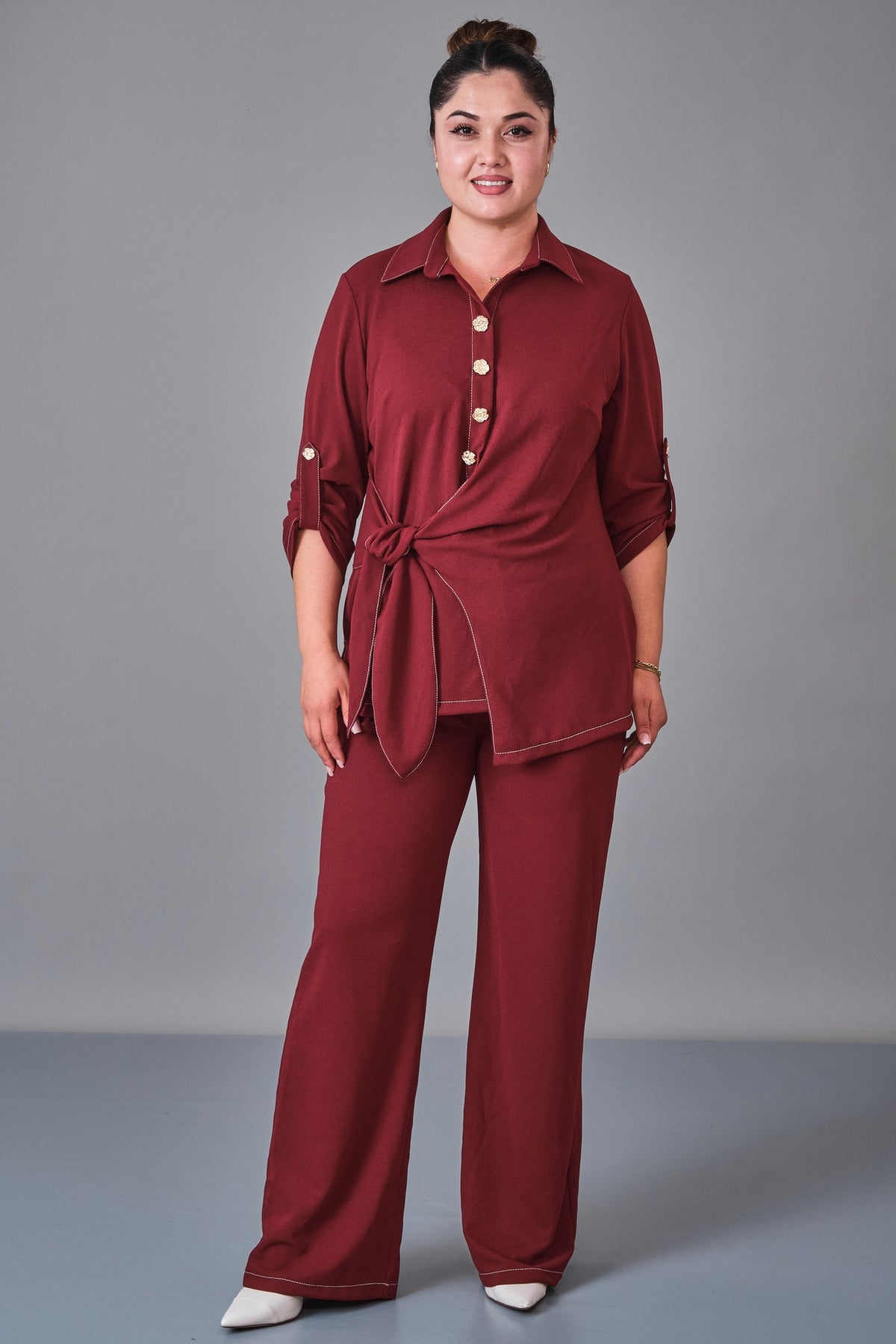 Dress Port - Plus Size Suit (DSP27K3666) - 8690200252303