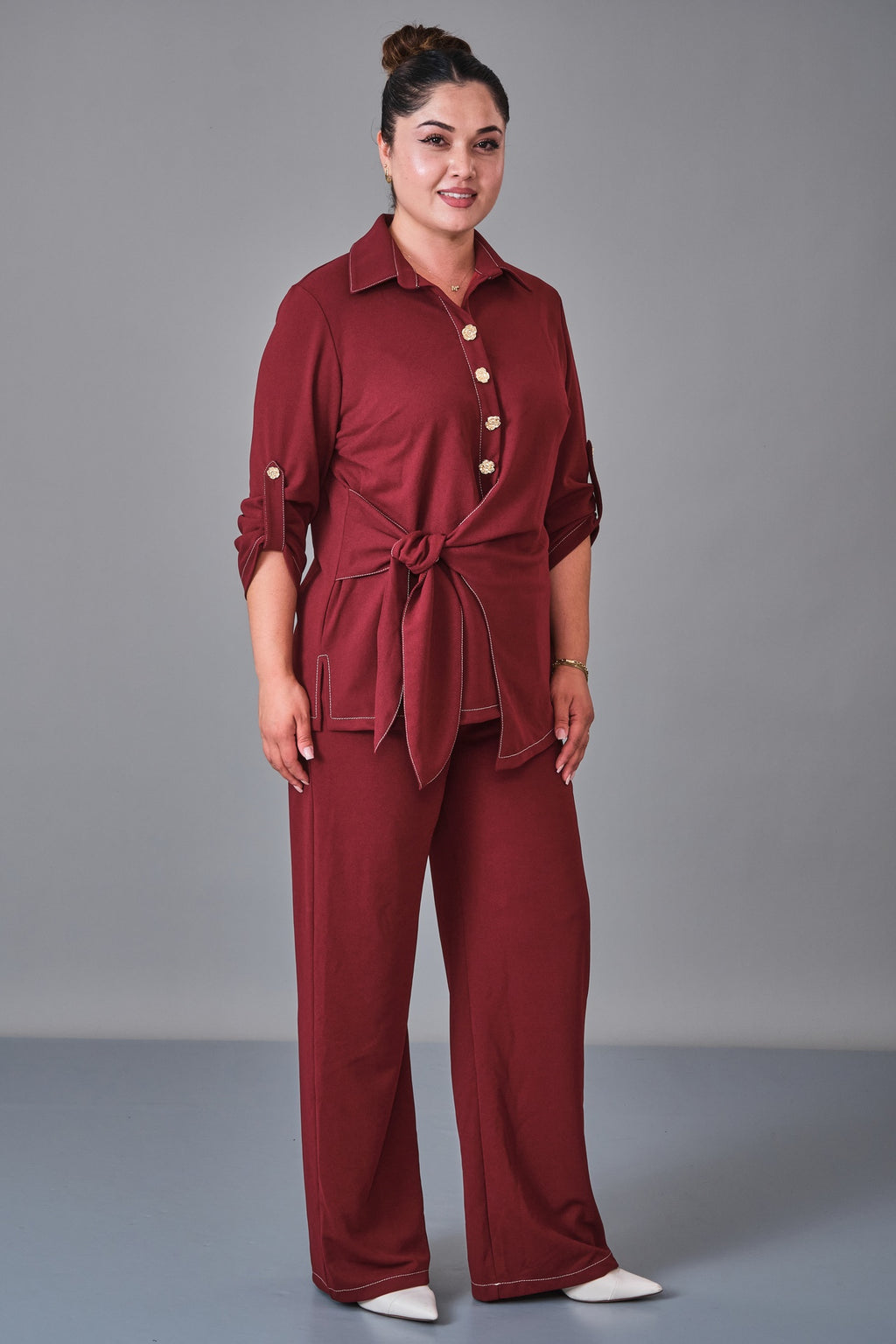 Dress Port - Plus Size Suit (DSP27K3666) - 8690200252303