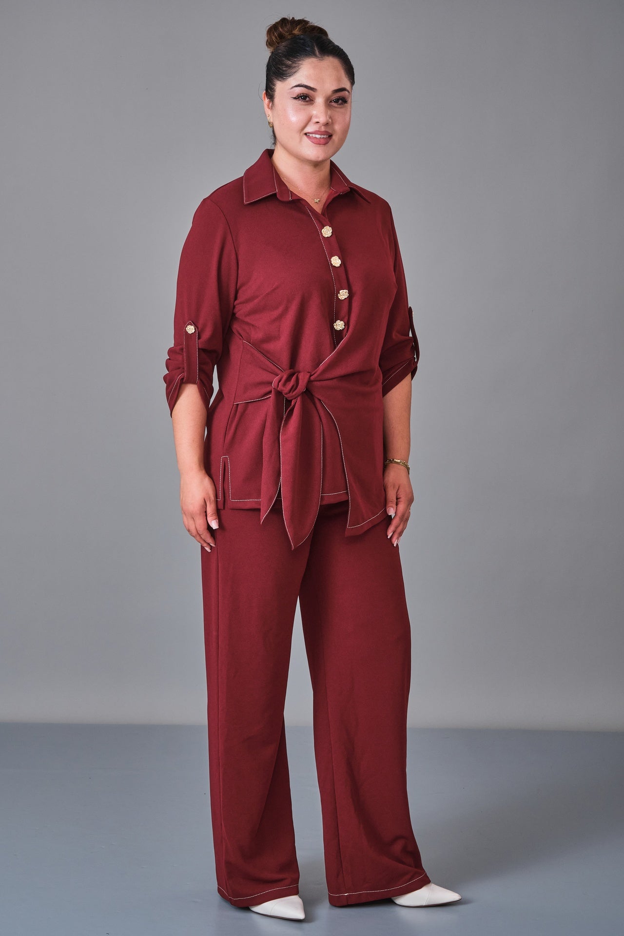 Dress Port - Plus Size Suit (DSP27K3666) - 8690200252303