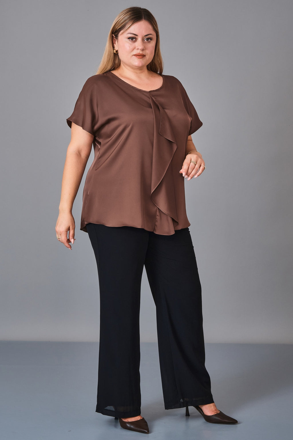 Kifayet - Plus Size Blouse (KFT27K18808)