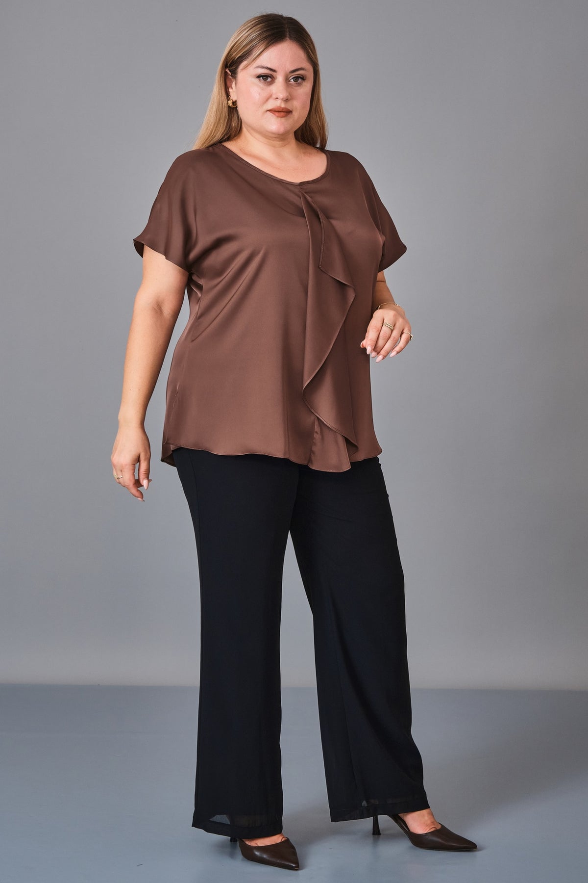 Kifayet - Plus Size Blouse (KFT27K18808)