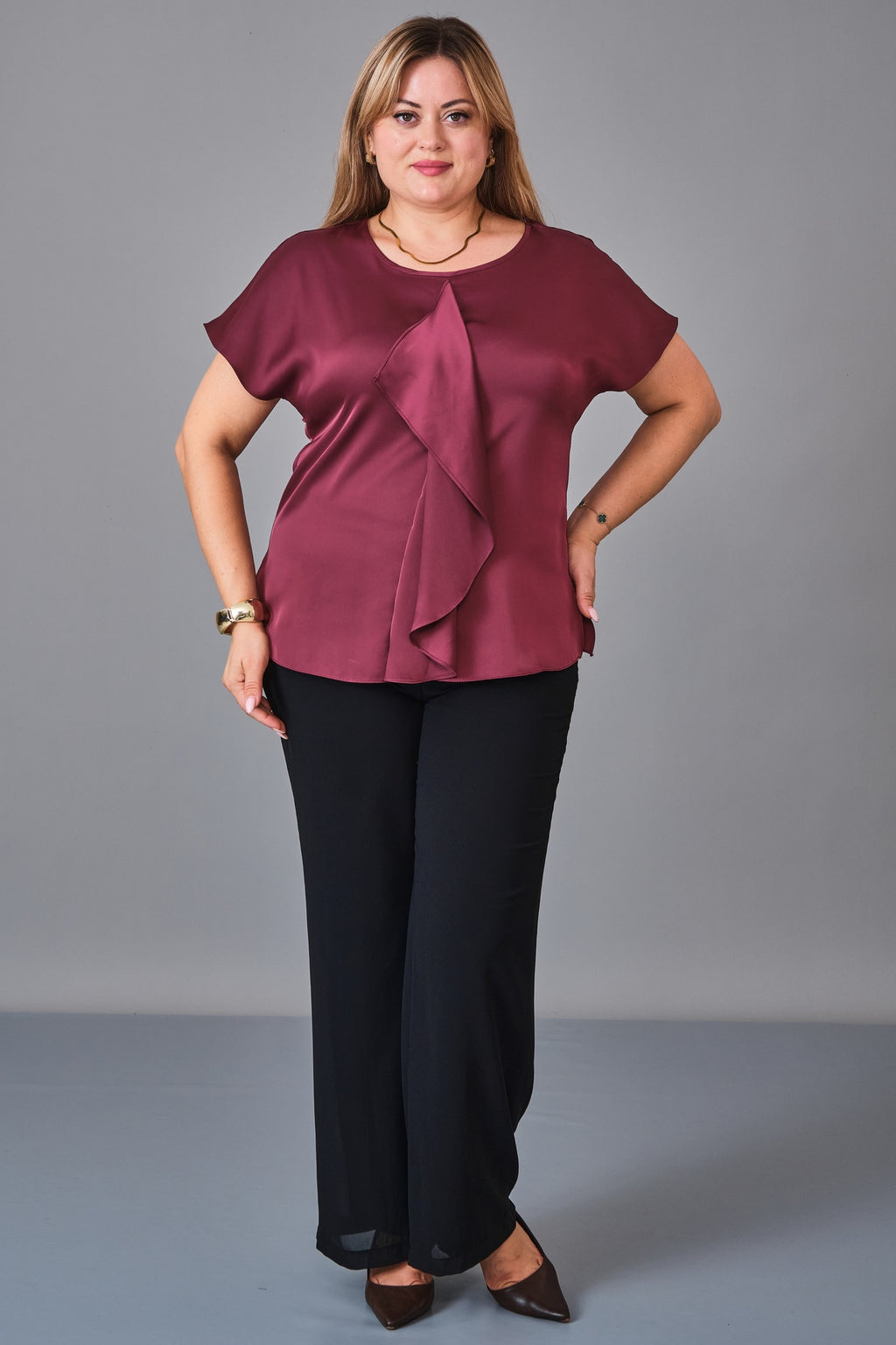 Kifayet - Plus Size Blouse (KFT27K18808)