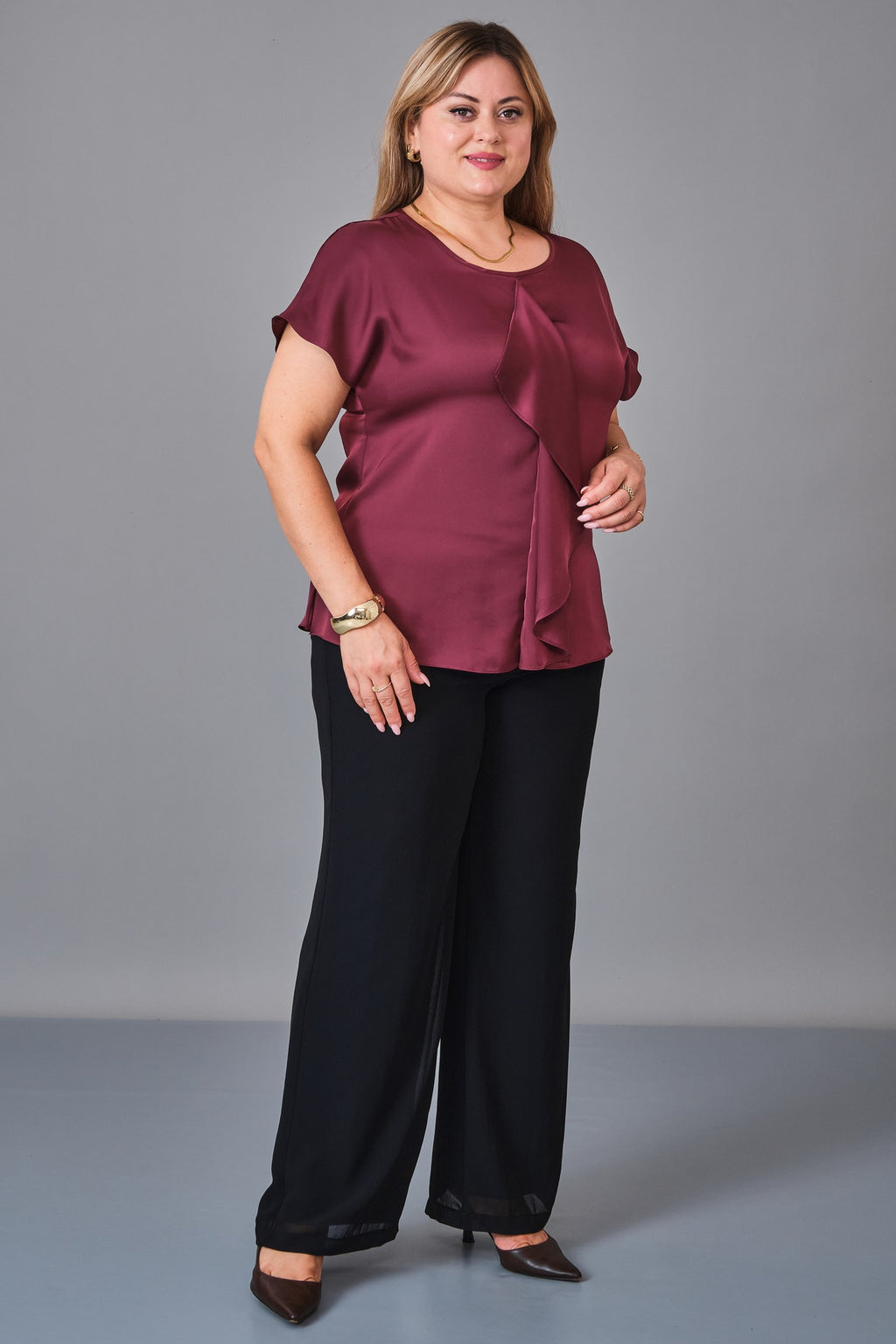 Kifayet - Plus Size Blouse (KFT27K18808)
