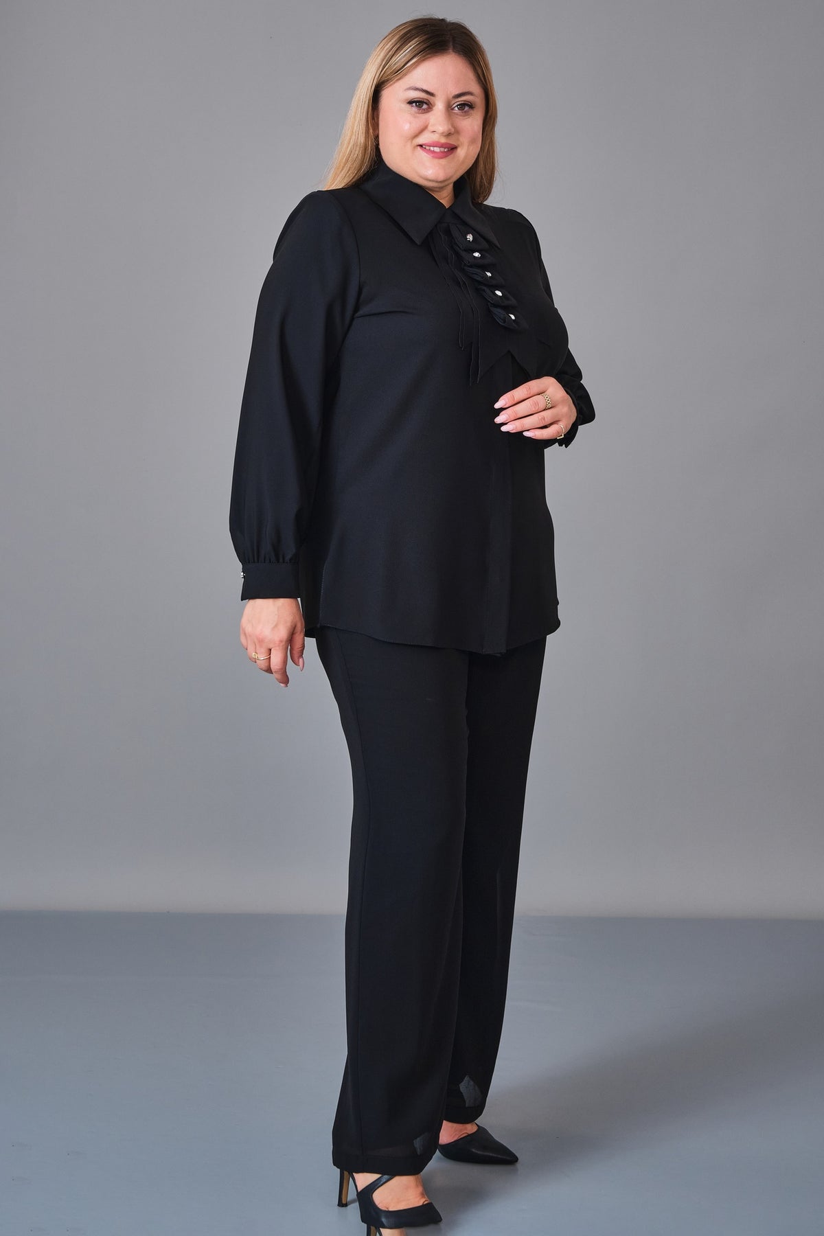 Kifayet - Plus Size Shirt (KFT27K18809)