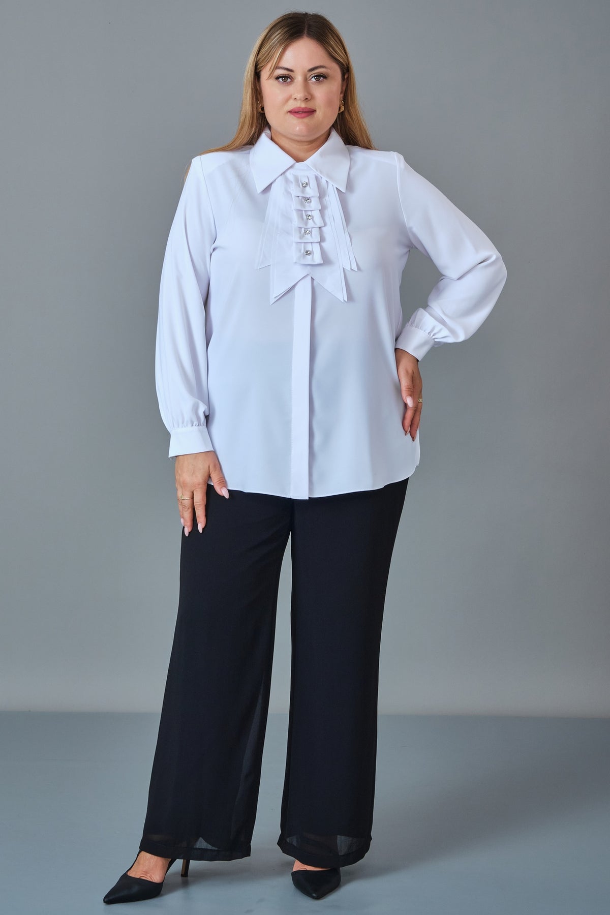 Kifayet - Plus Size Shirt (KFT27K18809)