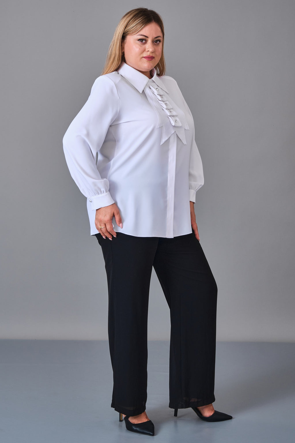 Kifayet - Plus Size Shirt (KFT27K18809)