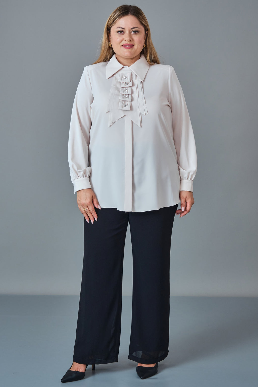 Kifayet - Plus Size Shirt (KFT27K18809)