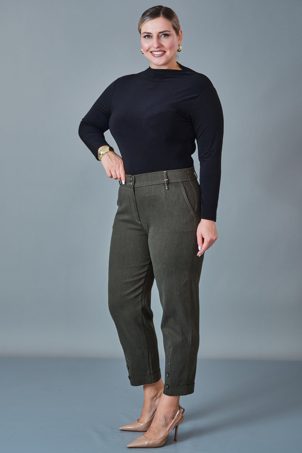 Elitline - Plus Size Trousers (ELT27K1-60-4121)