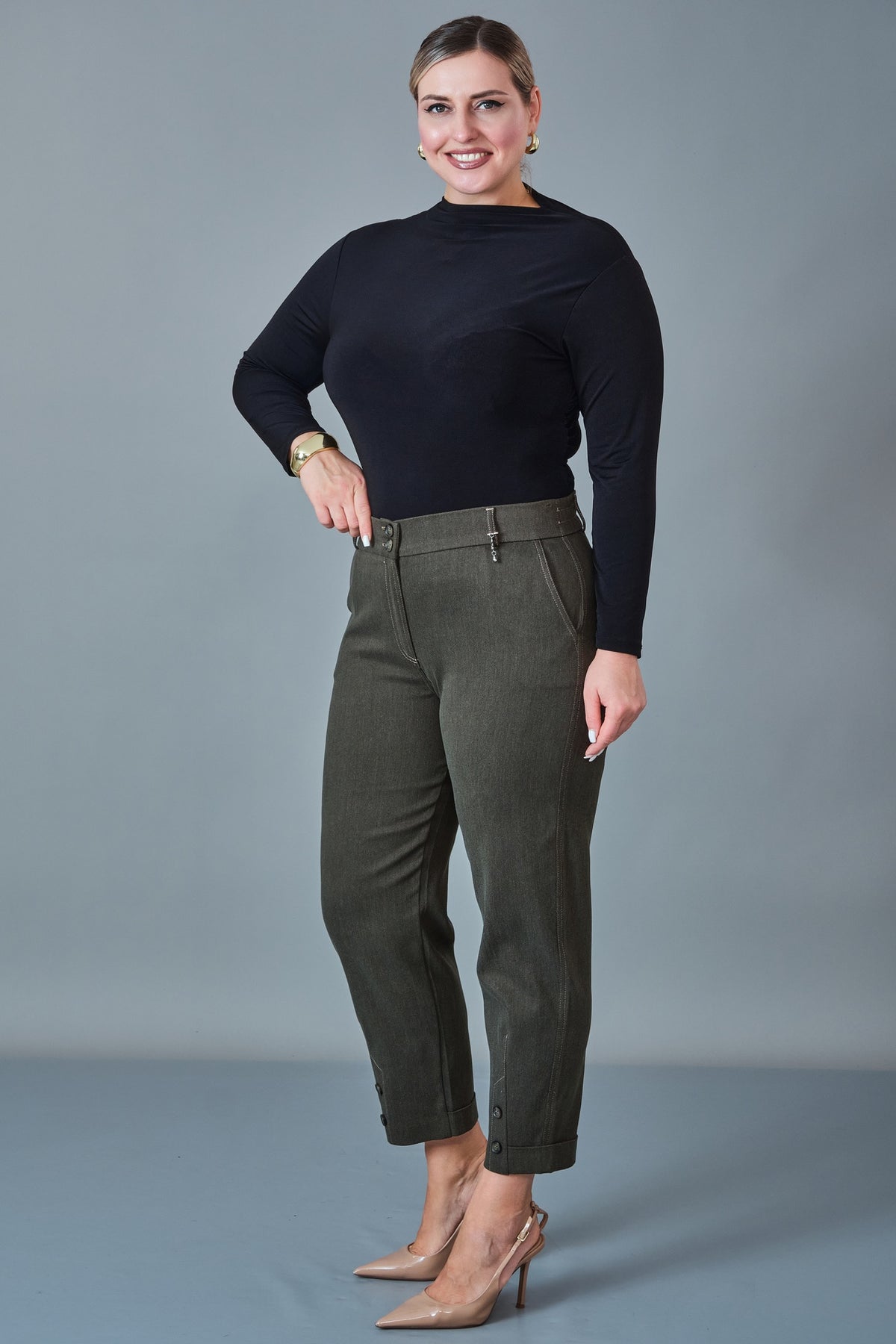 Elitline - Plus Size Trousers (ELT27K1-60-4121)