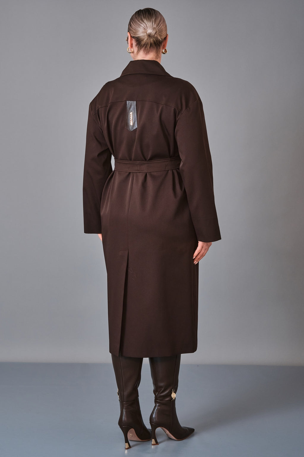 Renata - Plus Size Trench Coat (REN27KP1592.2)