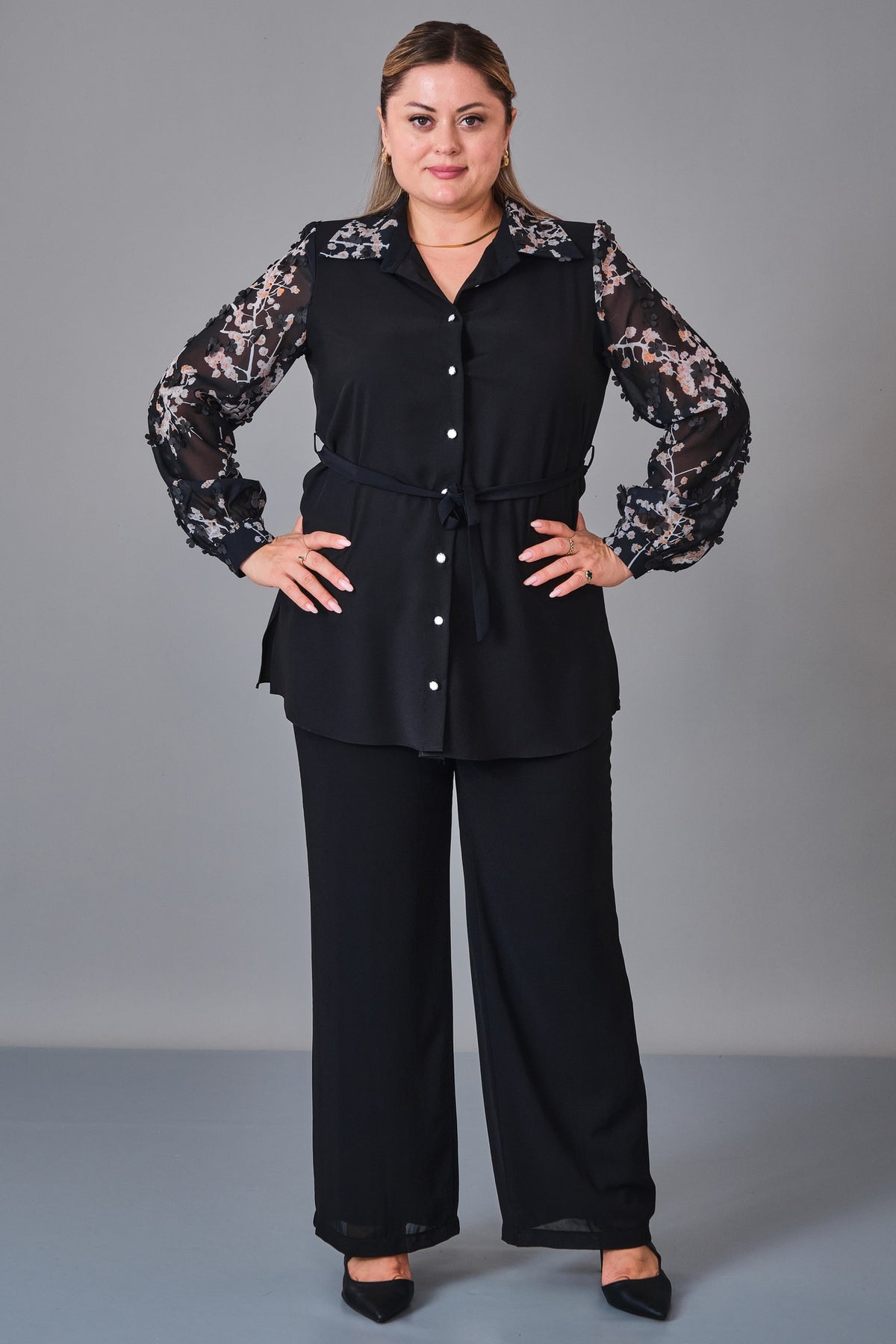 Kifayet - Plus Size Shirt (KFT27K18806)