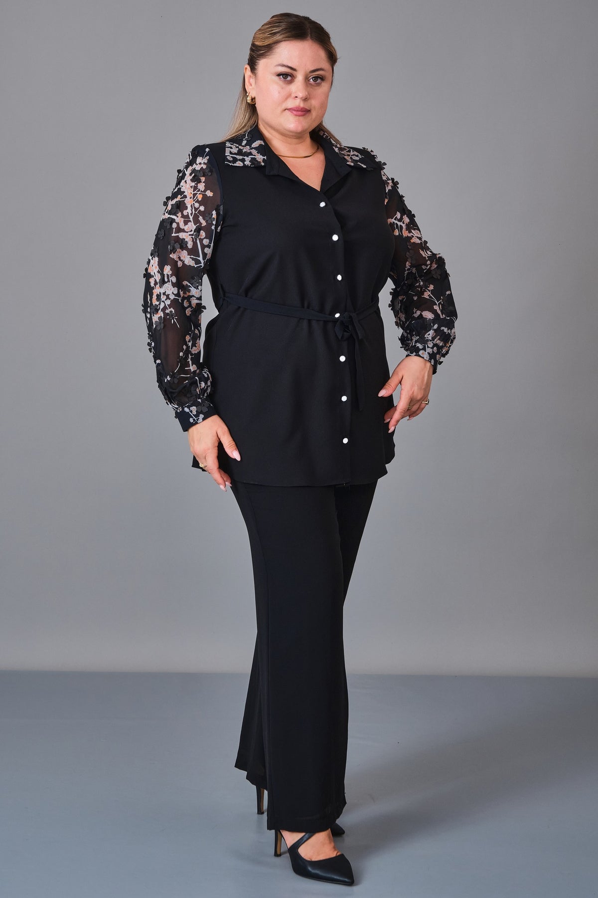 Kifayet - Plus Size Shirt (KFT27K18806)