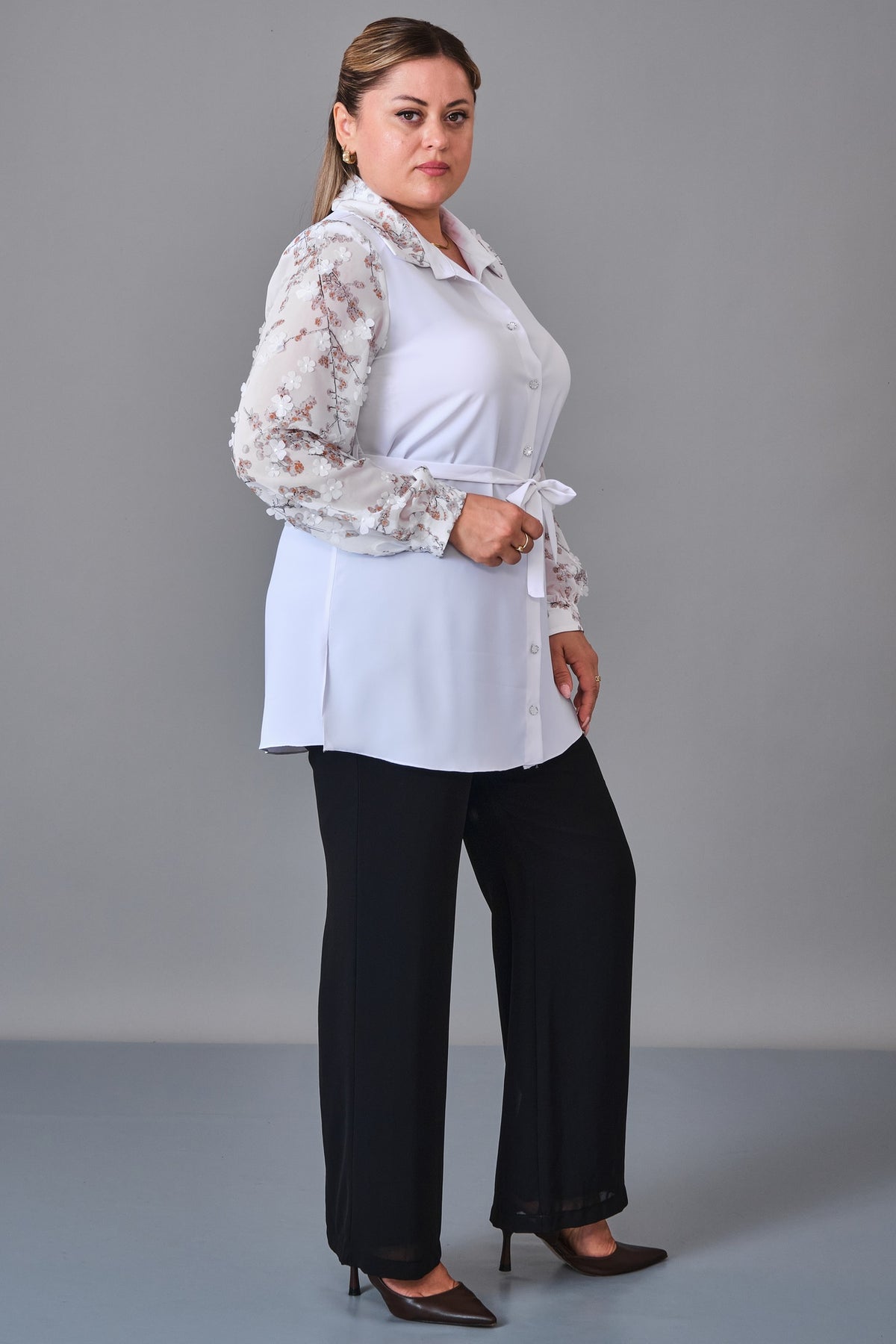 Kifayet - Plus Size Shirt (KFT27K18806)