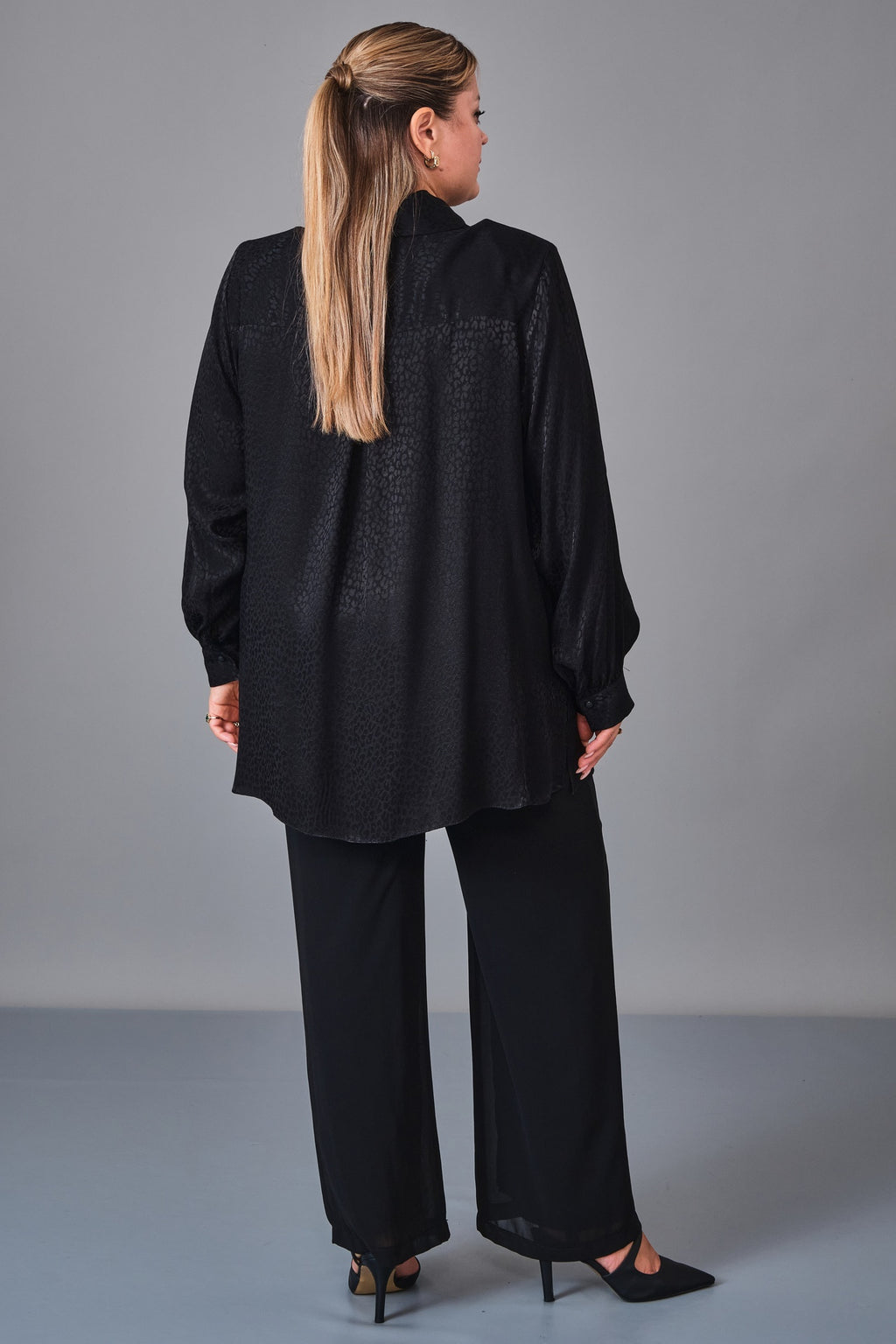 Kifayet - Extended Plus Size Shirt (KFT27K23815)