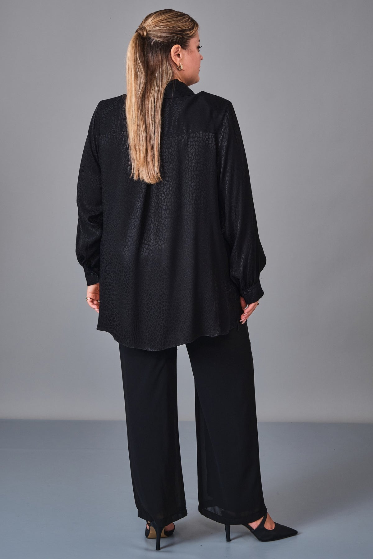 Kifayet - Extended Plus Size Shirt (KFT27K23815)