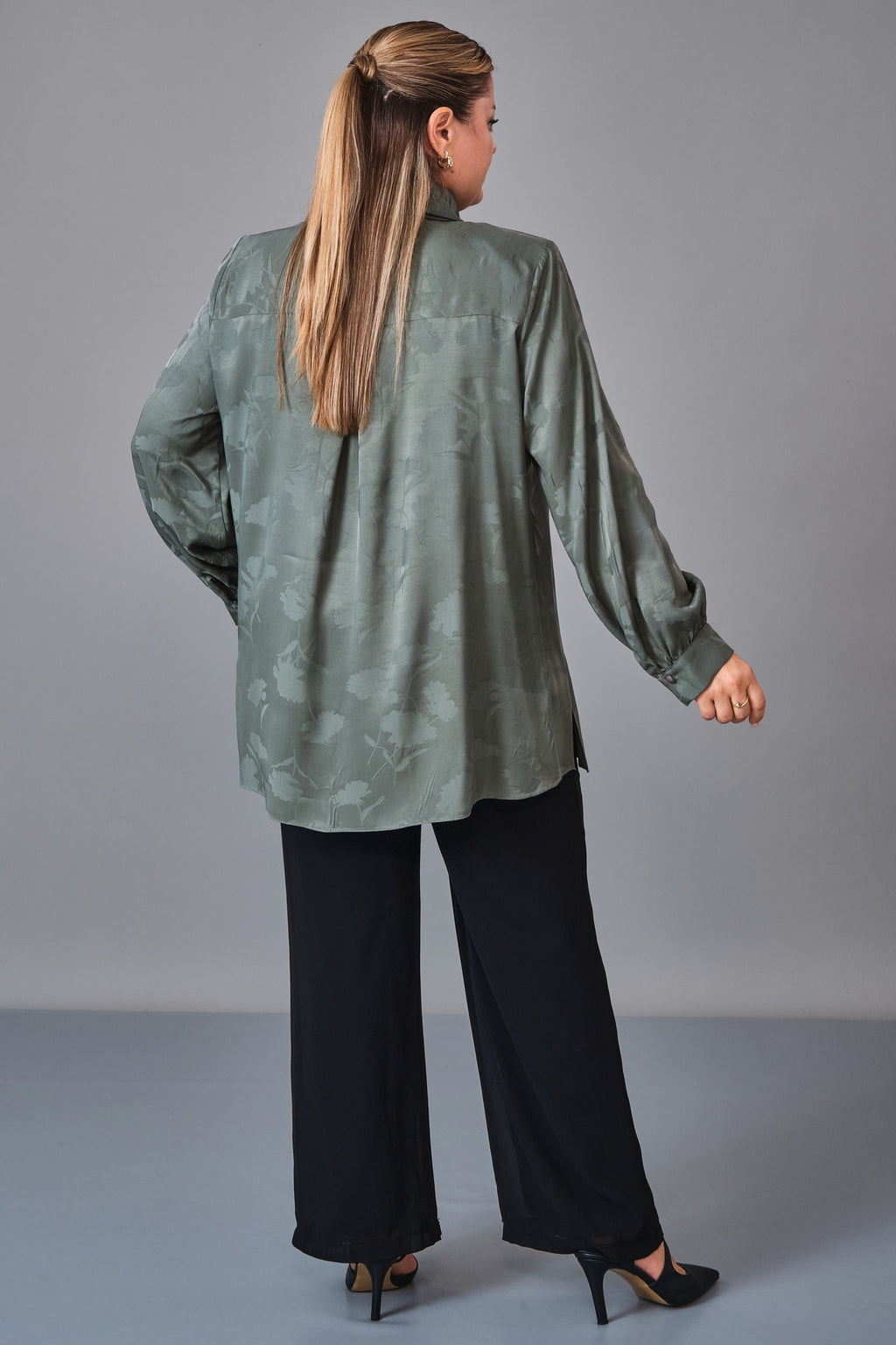 Kifayet - Extended Plus Size Shirt (KFT27K23815)
