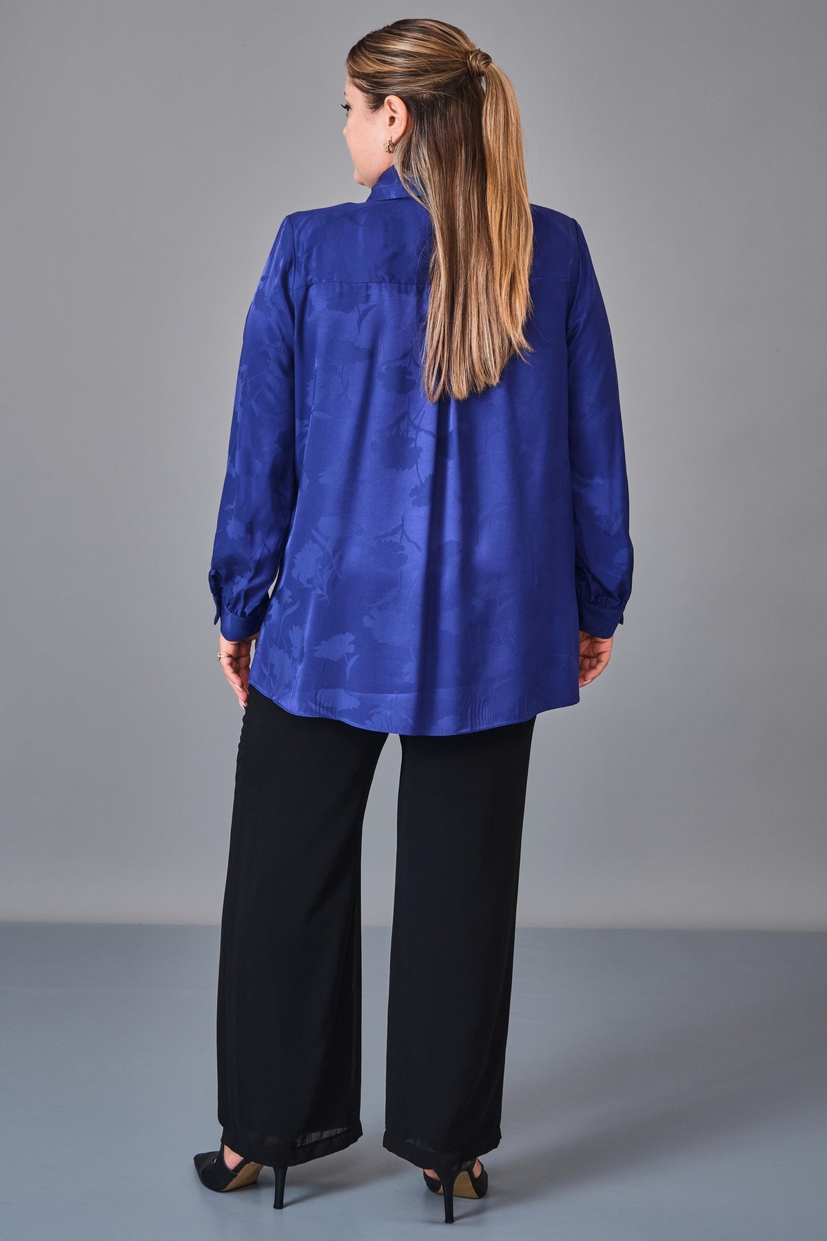 Kifayet - Extended Plus Size Shirt (KFT27K23815)