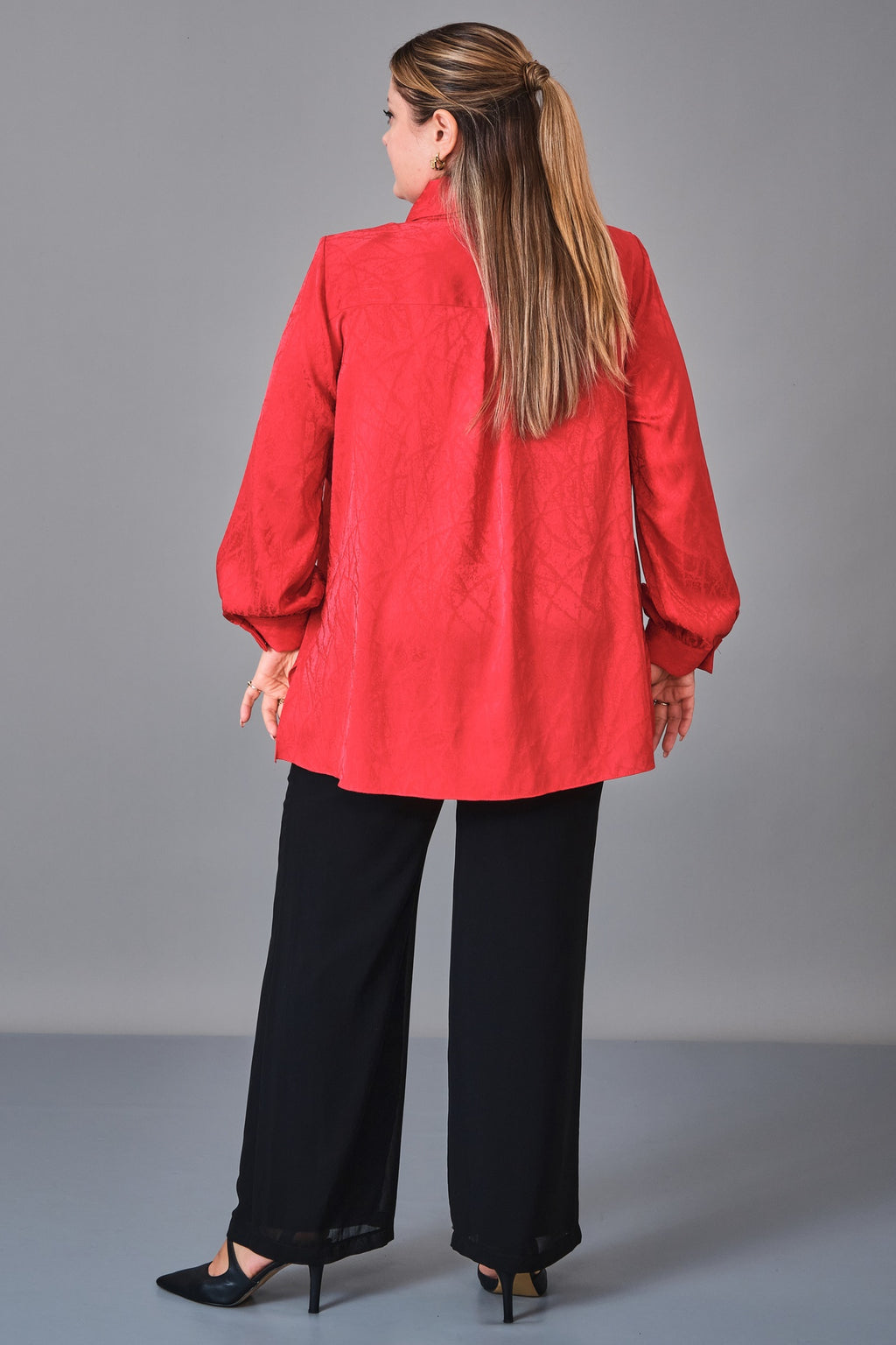 Kifayet - Extended Plus Size Shirt (KFT27K23815)