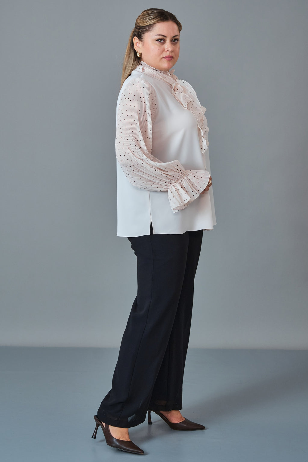 Kifayet - Extended Plus Size Shirt (KFT27K23821)